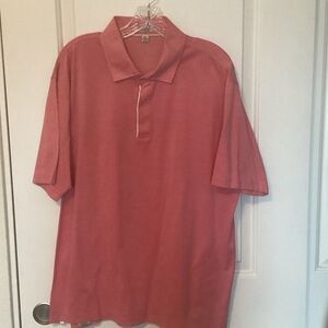 Peter Millar Polo Shirt - Soft Pink - Cotton XXL